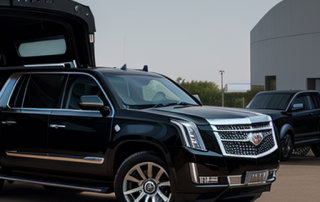 black cadillac escalade