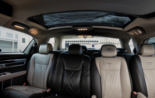 luxury car inside